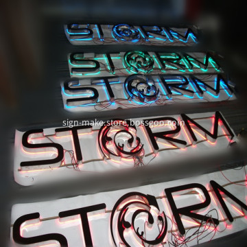 RGB Full Color Backlit Letter Sign Board